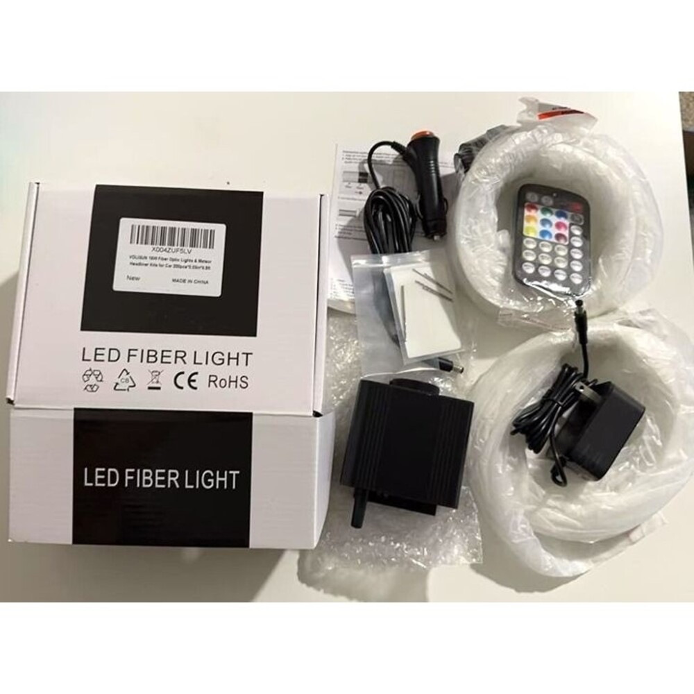 16W Starlight Headliner Kit for Car,200pcs Fiber Optic Lights,6.5ft Star Lights - Picture 8 of 8